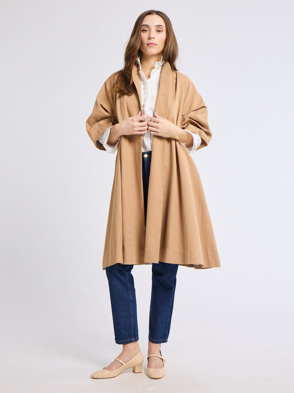 Josephine Coat in Almond — view 2