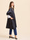 MILLE Clothing Josephine Coat in Black Satin
