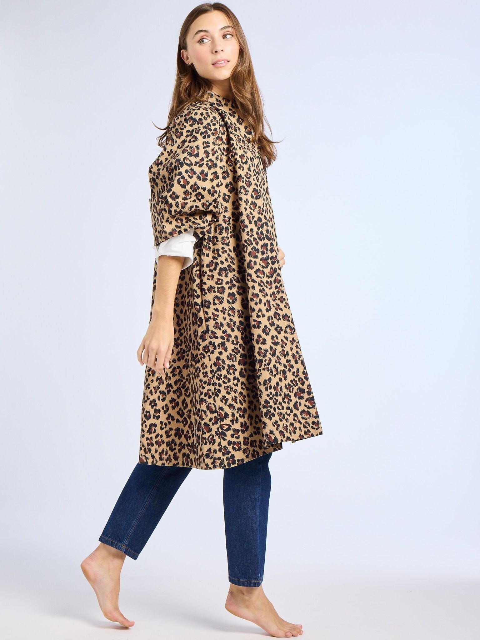 MILLE Clothing Josephine Coat in Cheetah