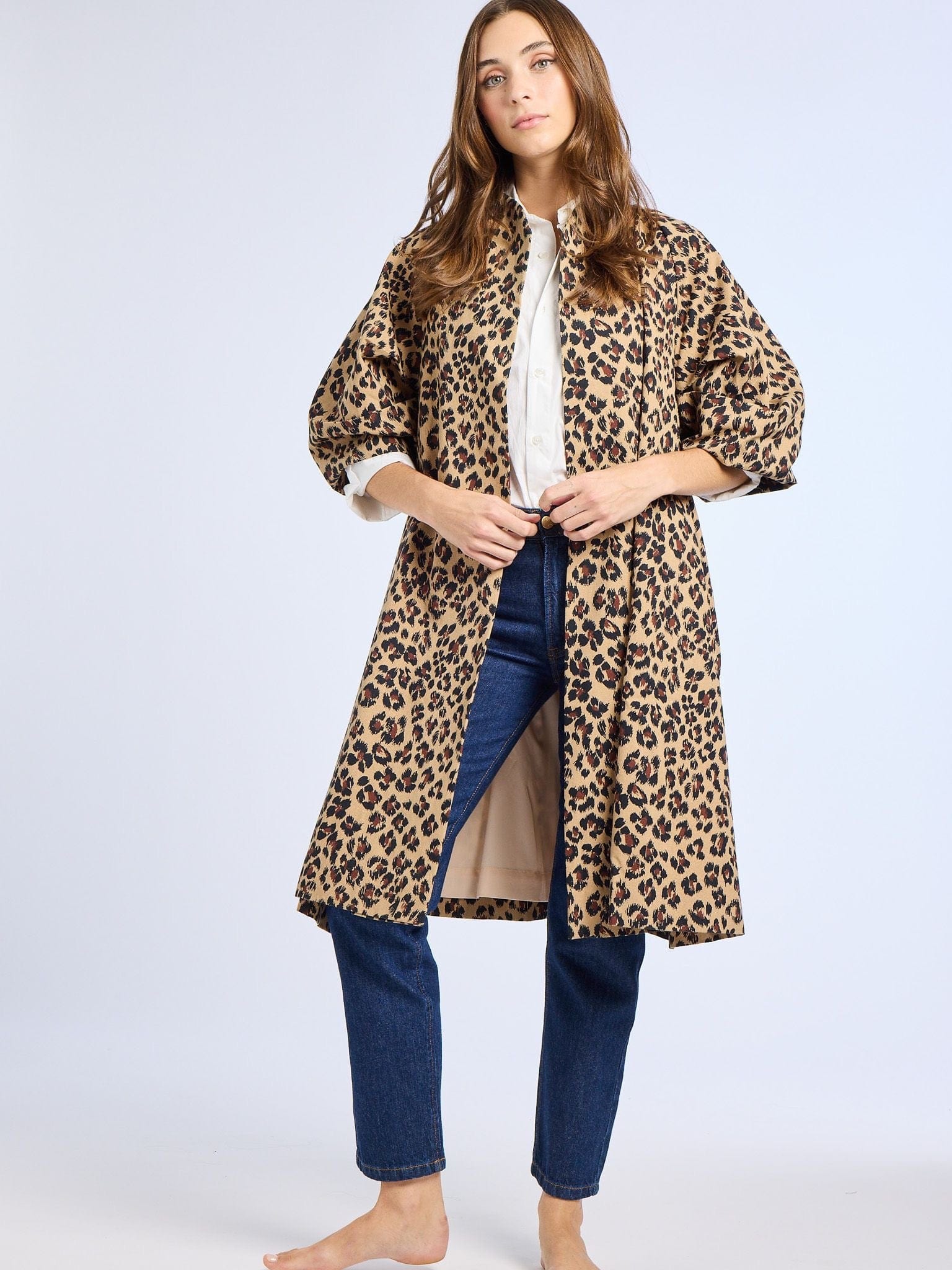 Josephine Coat in Cheetah – MILLE Josephine Coat in Cheetah – MILLE