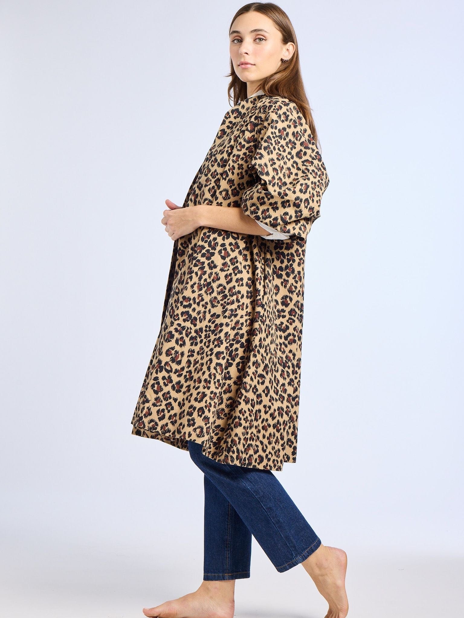 MILLE Clothing Josephine Coat in Cheetah