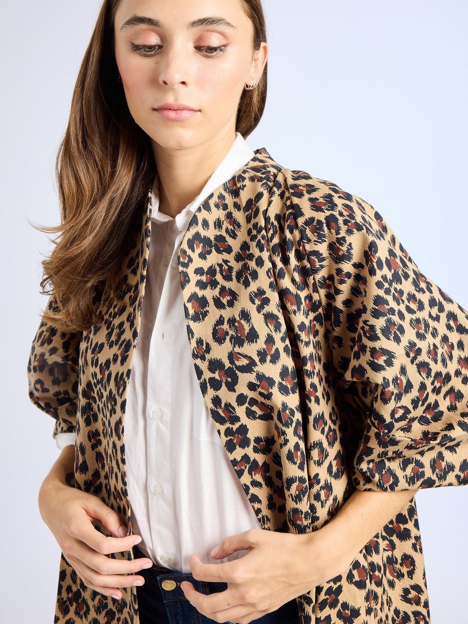 MILLE Clothing Josephine Coat in Cheetah