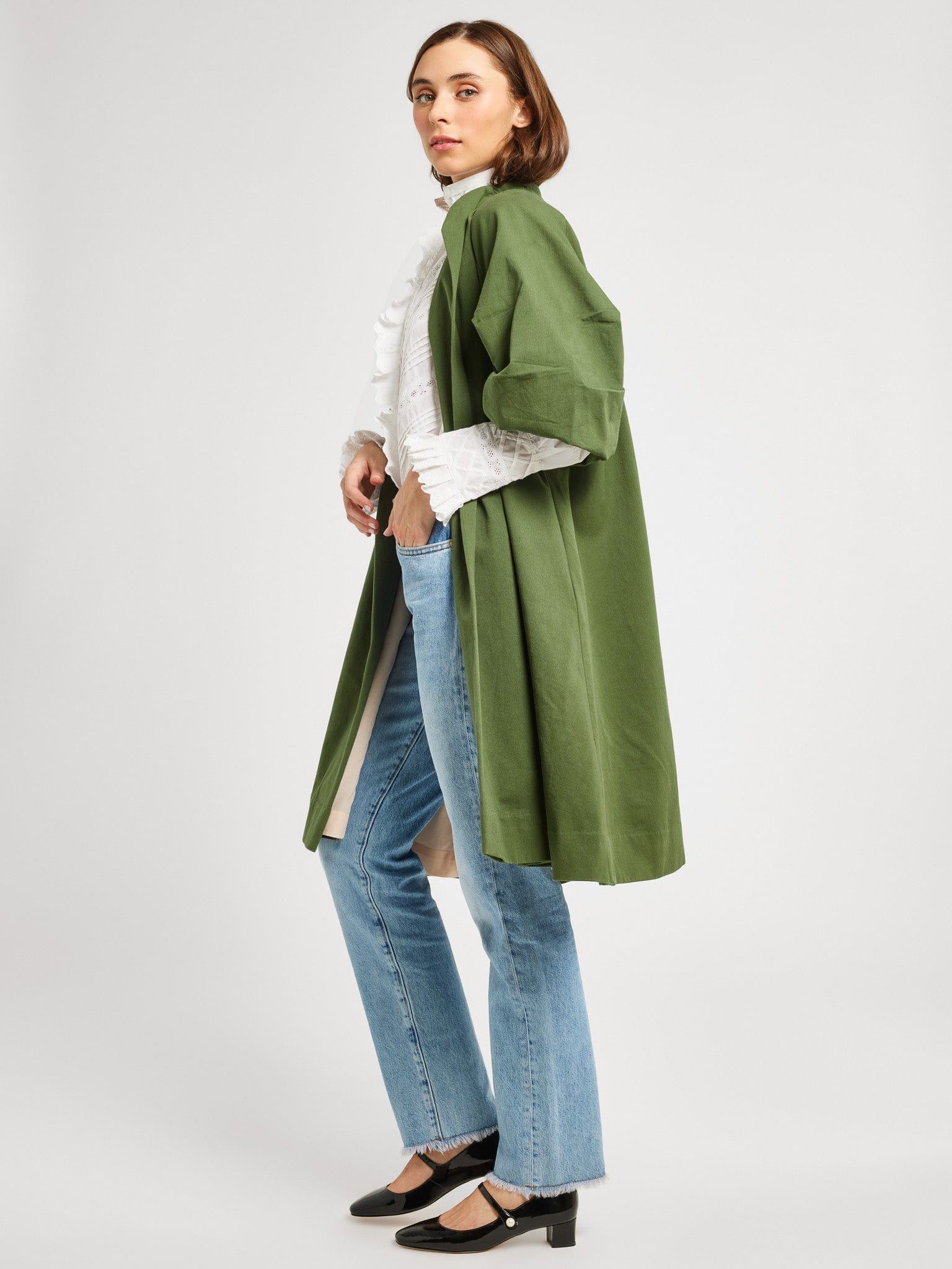 MILLE Clothing Josephine Coat in Olive