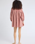 MILLE Clothing Jules Dress in Rose Plaid