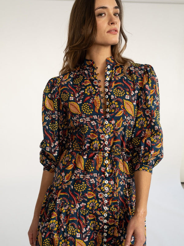 Allegra Dress in Star Floral — view 3