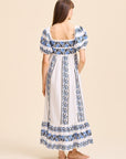 MILLE Clothing Kaiya Dress in Santorini Embroidery