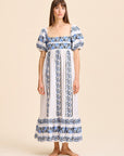 MILLE Clothing Kaiya Dress in Santorini Embroidery