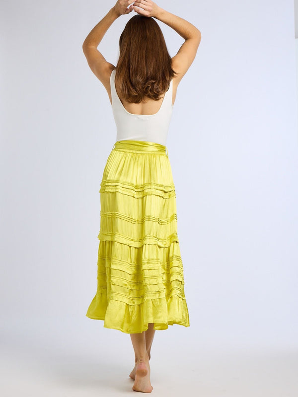 Kasia Skirt in Citron — view 9