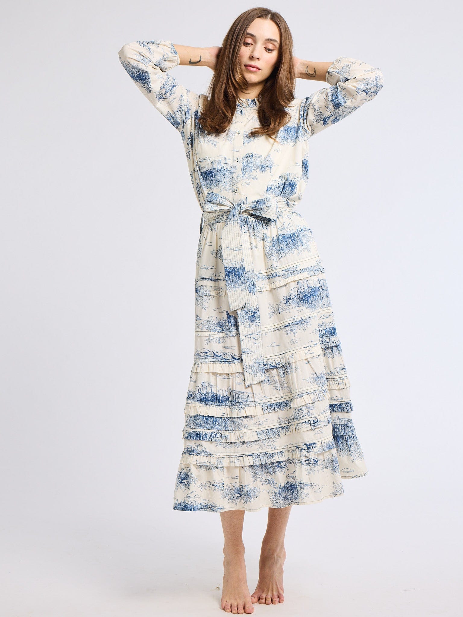 MILLE Clothing Kasia Skirt in Western Toile
