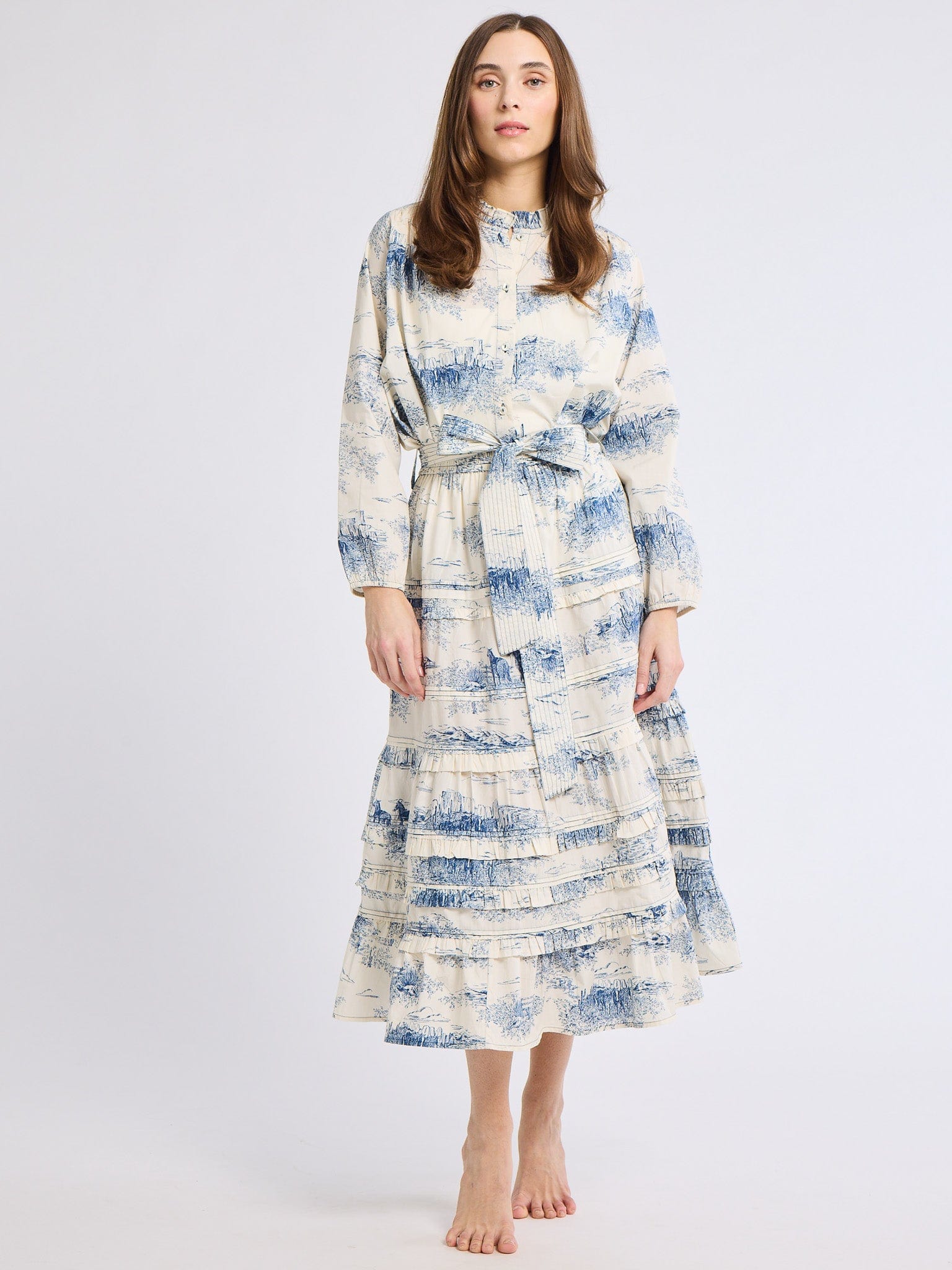 MILLE Clothing Kasia Skirt in Western Toile