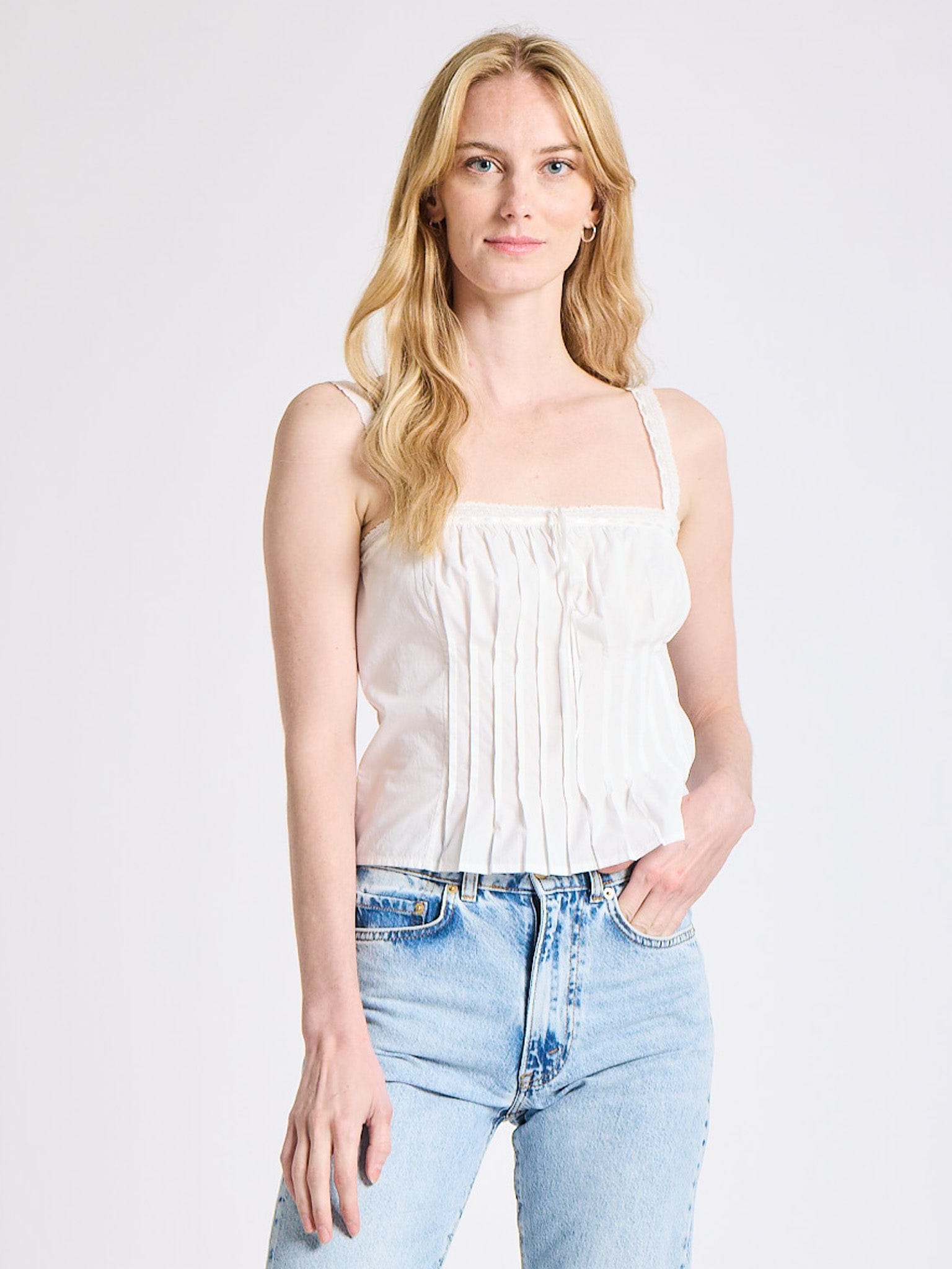 MILLE Clothing Keira Top in White