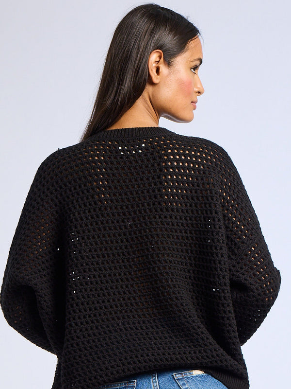 Kitty Pullover in Black — view 4