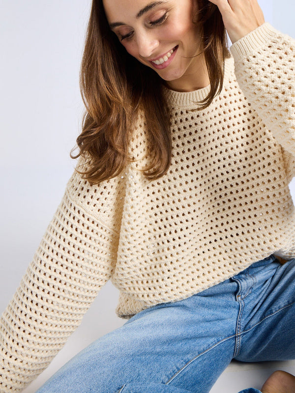 Kitty Pullover in Ivory — view 8