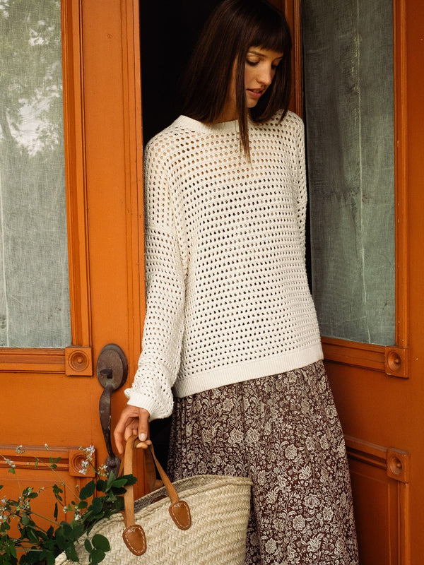 Kitty Pullover in Ivory — view 11
