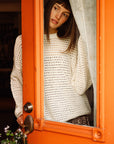 MILLE Clothing Kitty Pullover in Ivory