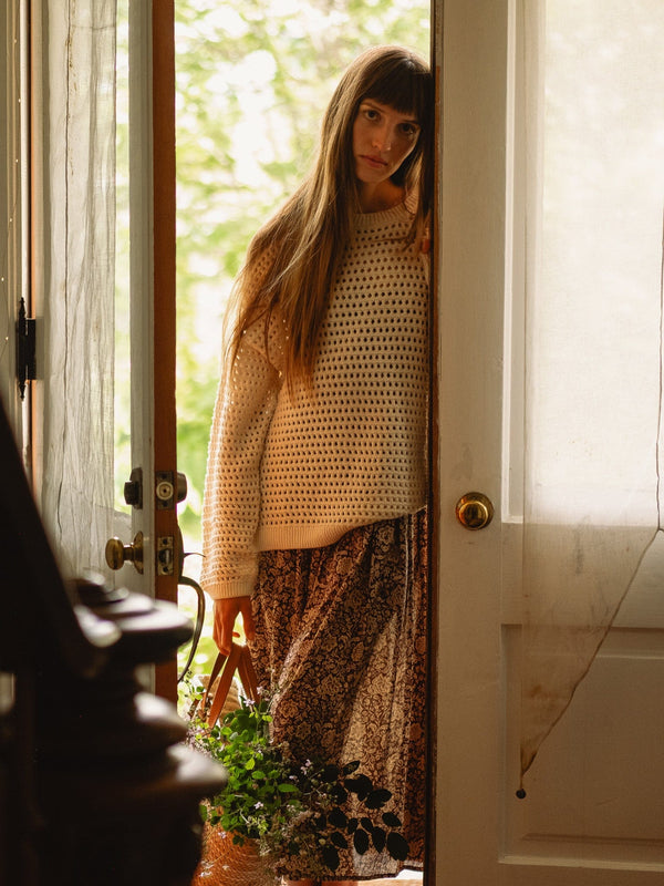 Kitty Pullover in Ivory — view 12
