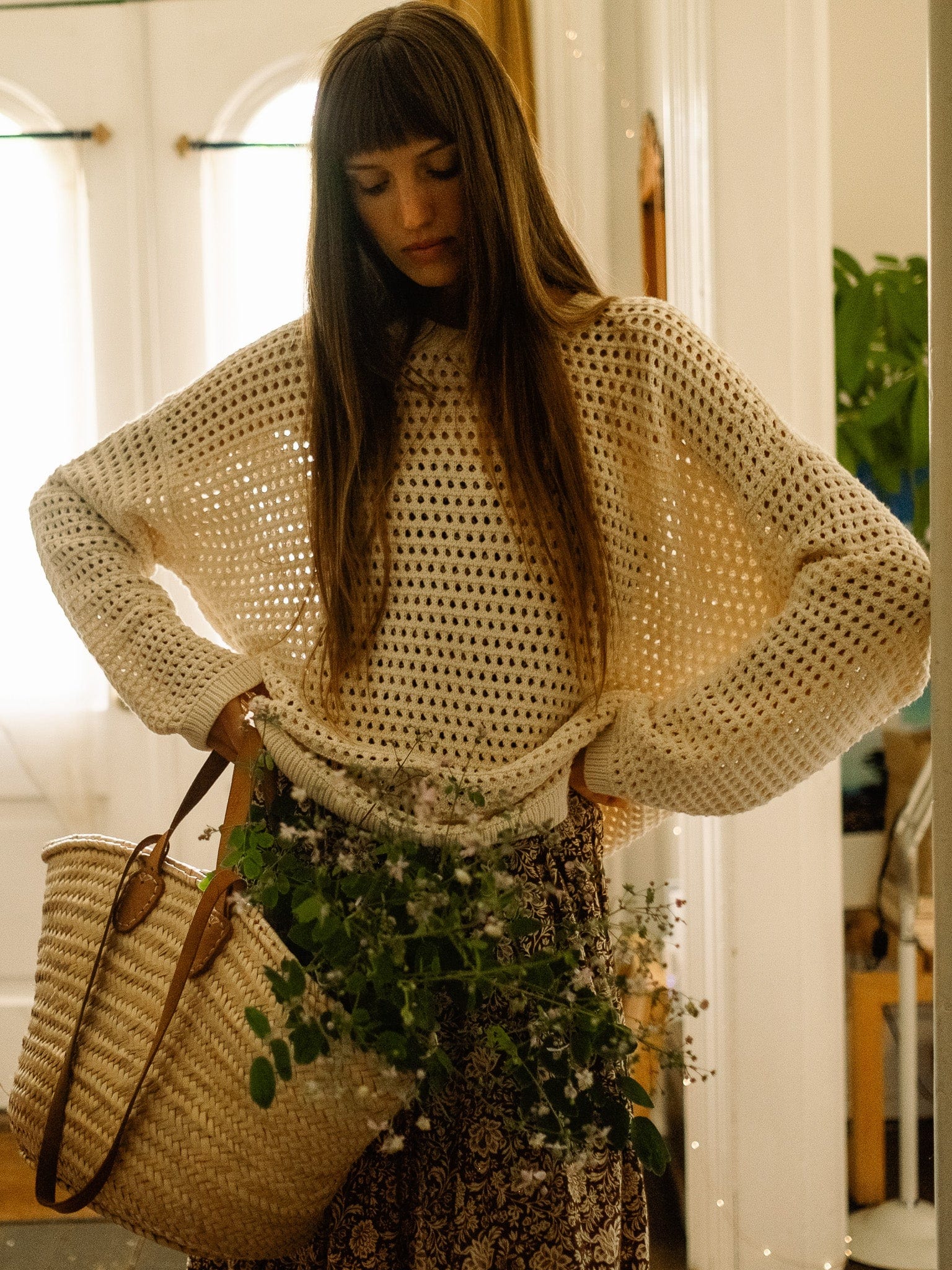 MILLE Clothing Kitty Pullover in Ivory