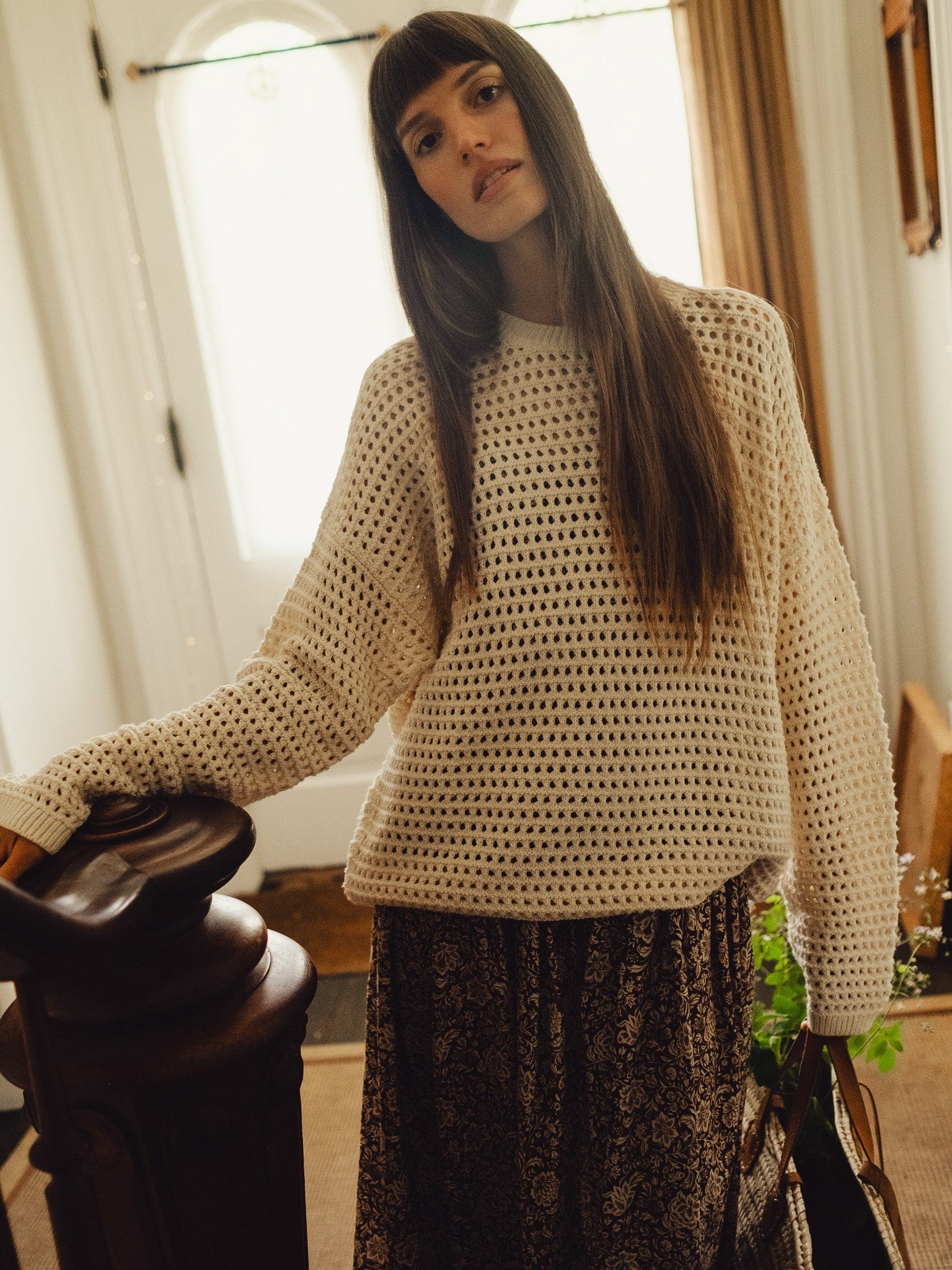MILLE Clothing Kitty Pullover in Ivory