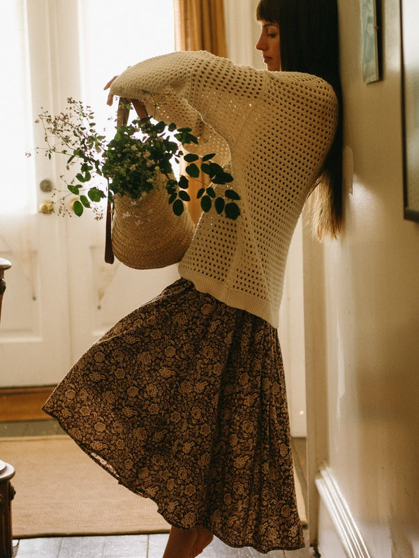 Kitty Pullover in Ivory — view 2