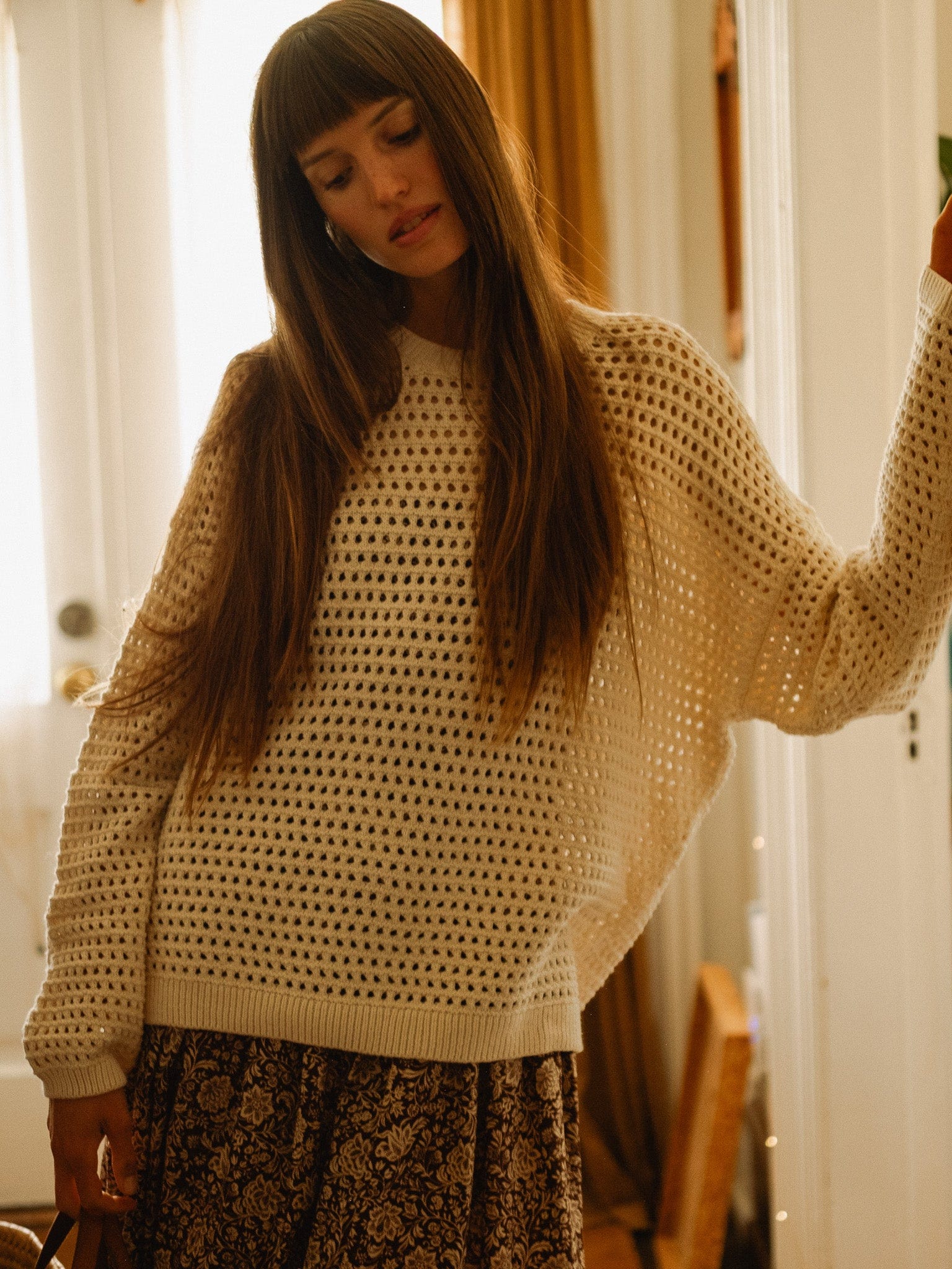 MILLE Clothing Kitty Pullover in Ivory
