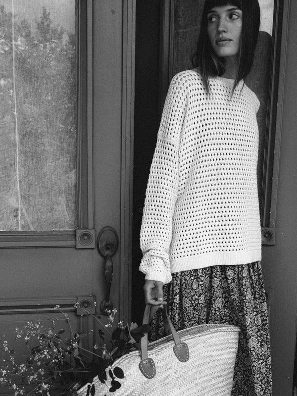 Kitty Pullover in Ivory — view 28