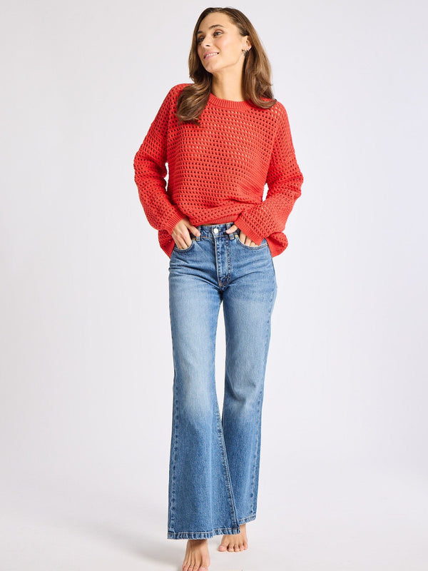 Kitty Pullover in Red — view 8
