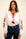 MILLE Lara Top in Rose Cross Stitch – embroidered button-cuff blouse, front view