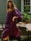 MILLE Clothing Leonie Skirt in Plum Eyelet