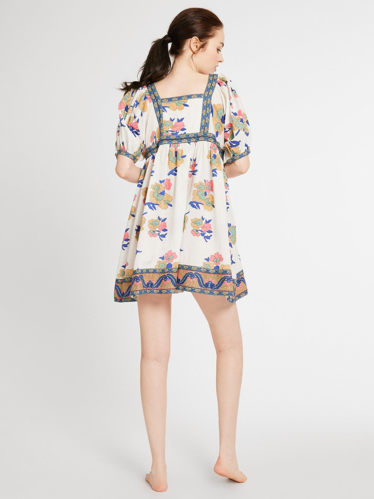 Liesl Dress in Persian Rose — The cut