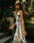 MILLE Clothing Liliana Dress in Santorini Embroidery