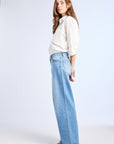 MILLE Clothing Lizzie Mid Rise Slouchy Jean in Palisades