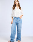 MILLE Clothing Lizzie Mid Rise Slouchy Jean in Palisades