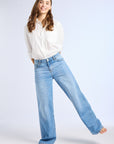 MILLE Clothing Lizzie Mid Rise Slouchy Jean in Palisades