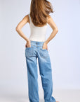 MILLE Clothing Lizzie Mid Rise Slouchy Jean in Palisades