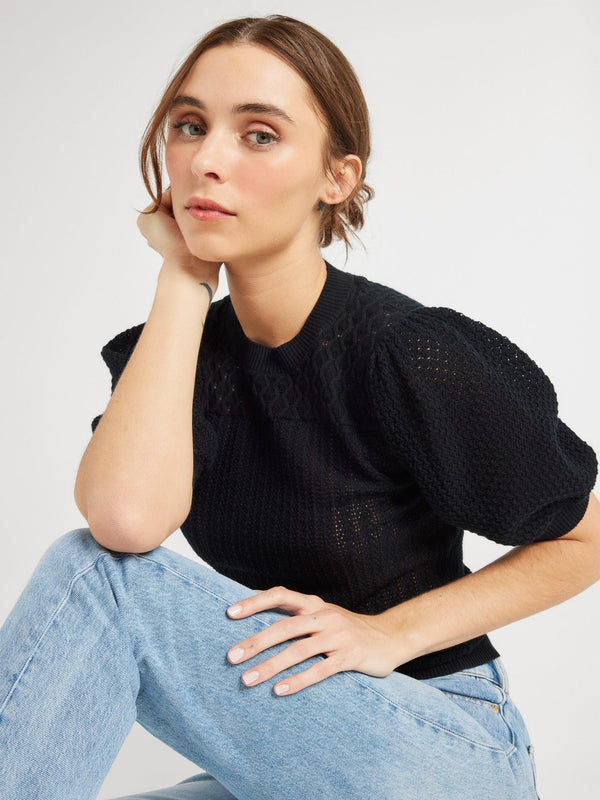 Lola Pullover in Black — view 1