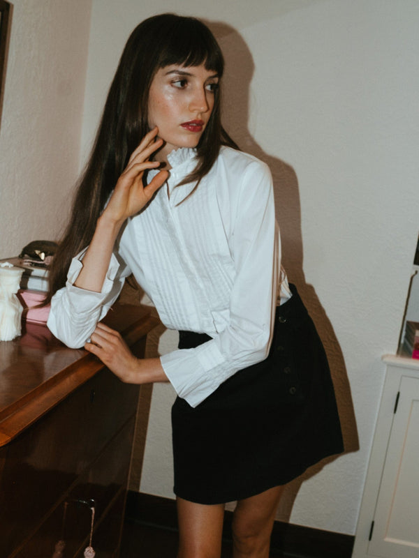 Lorelei Skirt in Black Cord — view 19