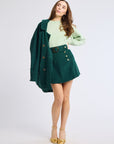 MILLE Clothing Lorelei Skirt in Spruce Cord