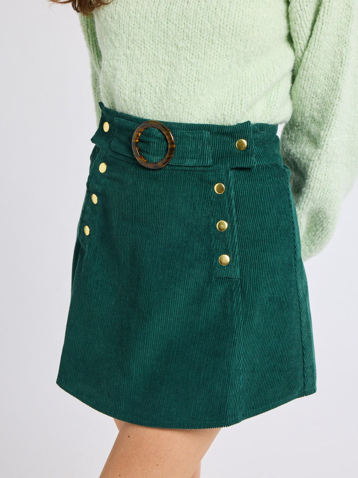 Lorelei Skirt in Spruce Cord — The cloth