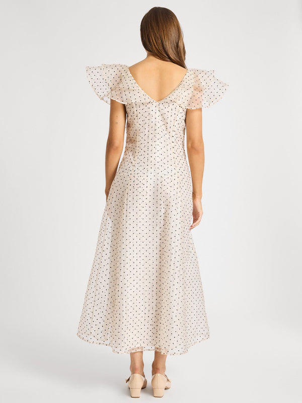 Lucie Dress in Organza Dot — view 8