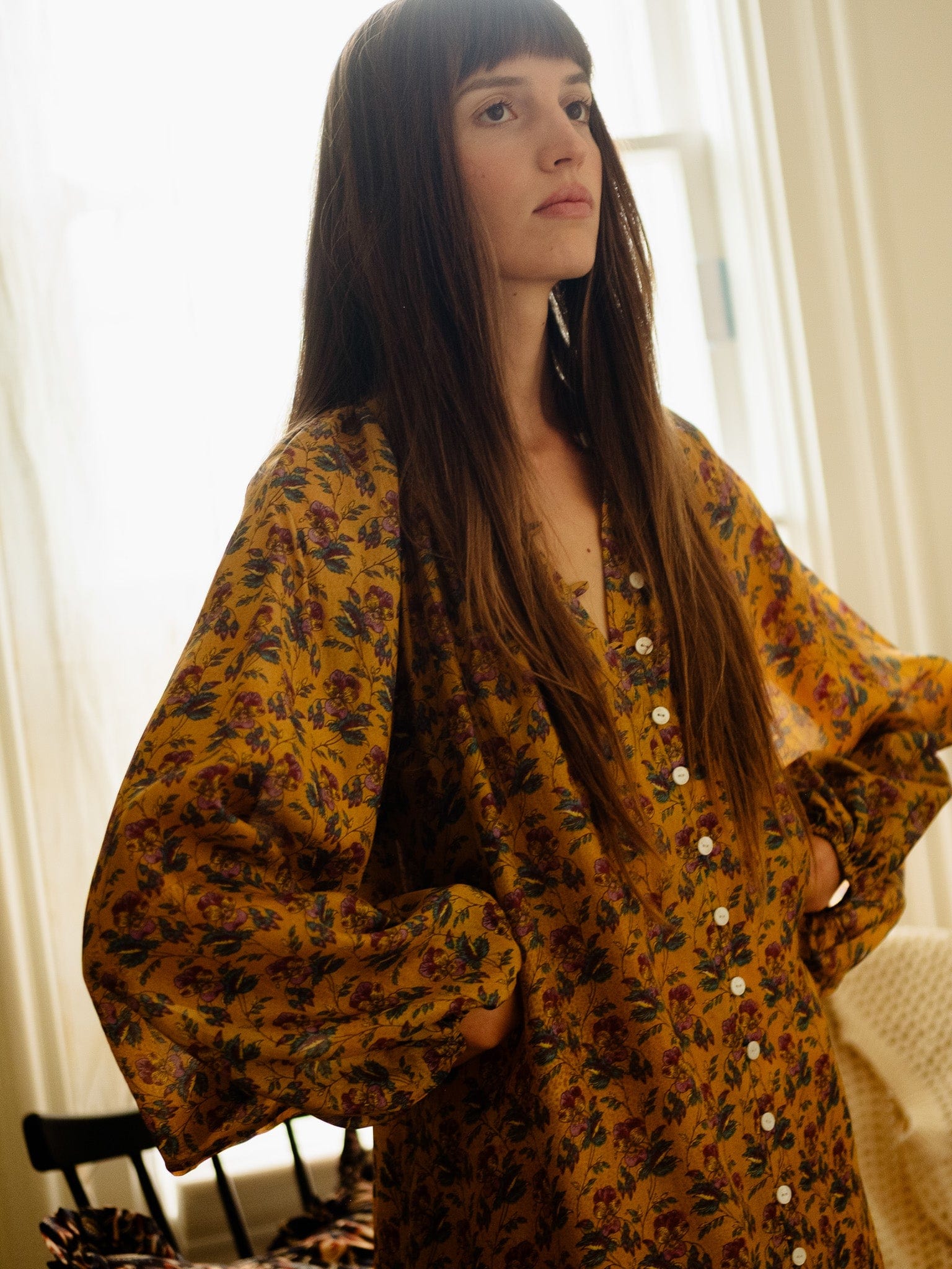 MILLE Clothing Madeline Dress in Rattan Floral