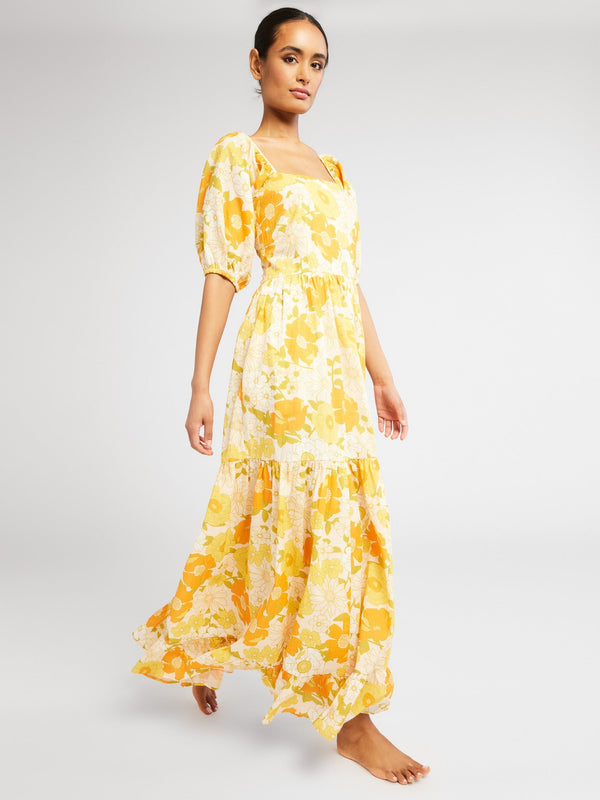 Manon Dress in Retro Floral — view 6