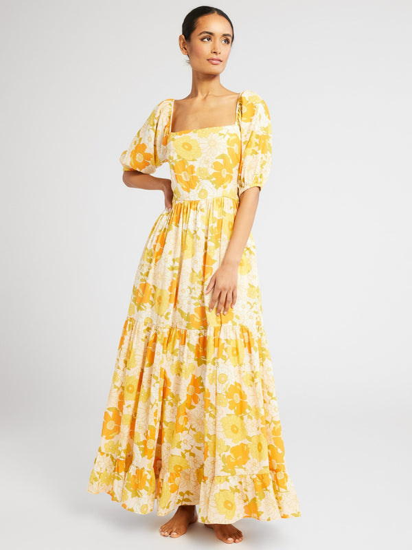 Manon Dress in Retro Floral — view 4