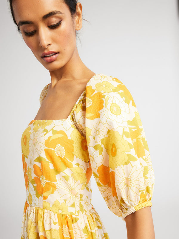 Manon Dress in Retro Floral — view 5