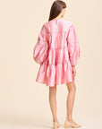 MILLE Clothing Mara Dress in Peony Taffeta