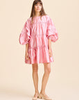 MILLE Clothing Mara Dress in Peony Taffeta