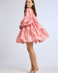 MILLE Clothing Mara Dress in Peony Taffeta