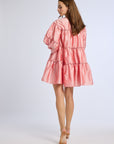 MILLE Clothing Mara Dress in Peony Taffeta