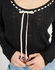 MILLE Clothing Margaret Pullover in Black