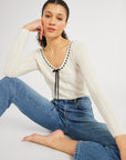 MILLE Clothing Margaret Pullover in Ivory