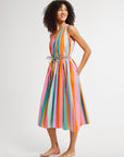 MILLE Clothing Marilyn Dress in Confetti Stripe